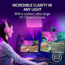 Load image into Gallery viewer, Razer Kiyo Pro Ultra 4K Webcam: Large Sensor - Auto Light Correction - Built-in Mic and Shutter - Pro Grade Content Creation, Streaming, Gaming, Video Calls - Works with OBS, Xsplit, PC, Zoom, Teams
