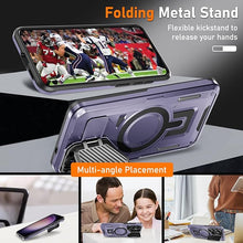 Load image into Gallery viewer, for Samsung Galaxy S25 Case with Screen Protector 6.2-Inch,[Compatible with Magsafe][Adjustable Camera Cover Stand] Military-Grade Protection Shockproof Protective Magnetic Case-Purple
