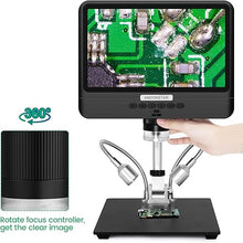 Load image into Gallery viewer, Andonstar AD208 Coin Microscope with 8.5 Inch Screen 260X LCD Lab Handheld USB Digital Microscopes for PCB Repair Soldering Coin Inspection
