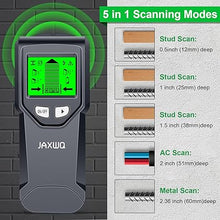 Load image into Gallery viewer, Stud Finder Wall Scanner - 5 in 1 Stud Detector with Intelligent Microprocessor chip and HD LCD Display, Stud Sensor Beam Finders for the Center and Edge of Wood AC Wire Metal Studs Joist Pipe
