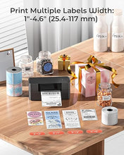 Load image into Gallery viewer, Bluetooth Thermal Shipping Label Printer - Wireless 4x6 Label Printer for Small Business &amp; Shipping Packages, Widely Used for Amazon, Ebay, Shopify, Etsy, Compatible with iOS, Android, Mac, Windows
