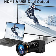 Load image into Gallery viewer, MMlove 4K HDMI USB Camera 30FPS Webcam 10X Variable Focus 5-50mm Zoom Lens H.265 2X Digital Zoom PC Streaming Close up Zoom in and Out Web Camera for Conference Classes
