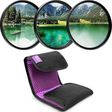 Load image into Gallery viewer, Altura Photo 67MM Lens Filter Kit - Includes 67MM ND Filter, 67MM Polarizer Filter, 67MM UV Filter - UV, CPL Polarizing Filter, Neutral Density for Camera Lens with 67MM Filters + Lens Filter Case
