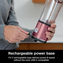 Load image into Gallery viewer, Ninja Blast Portable Blender, Cordless, 18oz. Vessel, Personal Blender For-Shakes and Smoothies, BPA Free, Leakproof-Lid and Sip Spout, USB-C Rechargeable, Dishwasher Safe, Metallic Cherry, BC151RD
