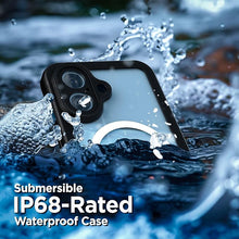 Load image into Gallery viewer, Encased for iPhone 16 Waterproof Case with Belt Clip Holster [Military Grade] Shockproof, Full-Body Phone Cover with Built-in Screen Protector (Compatible with MagSafe)
