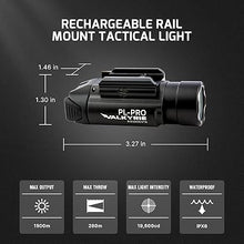 Load image into Gallery viewer, OLIGHT PL-Pro Valkyrie 1500 Lumens Rechargeable Weaponlight Rail Mount Tactical Flashlight with Strobe
