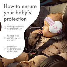 Load image into Gallery viewer, Alpine Muffy Baby Ear Protection for Babies and Toddlers up to 36 Months - CE &amp; ANSI Certified - Noise Reduction Earmuffs - Comfortable Baby Headphones Against Hearing Damage &amp; Improves Sleep - Pink
