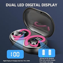 Load image into Gallery viewer, Wireless Earbuds Bluetooth Headphone Sport, Bluetooth 5.3 Earbud 3D HiFi Stereo Over Ear Buds, 48Hrs Earhooks Earphone with Noise Cancelling Mic, IP7 Waterproof Headset for Workout/Running/Gym
