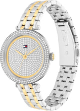 Load image into Gallery viewer, Tommy Hilfiger Women&#39;s Classic 3H Quartz Watch - Stainless Steel Bracelet - Water Resistant Up to 3ATM/30 Meters - Timeless Elegance - Gift for Her - 34mm
