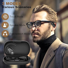 Load image into Gallery viewer, Language Translator Earbuds, 3-in-1 Translation Earbuds, Two Way Real-time Translation 144 Language, Translation Earbuds fit iOS &amp; Android, Translation Device with APP Online Instant-Black
