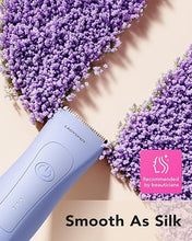 Load image into Gallery viewer, Bikini Trimmer for Women, Pubic Hair Trimmer Women -Electric Hair Trimmer Shaver Razors for Women, LADYSPOT™ Shaving Sets,with 3 Guards,Replaceable Hypoallergenic Ceramic Blade,Wet/Dry(Purple Women)
