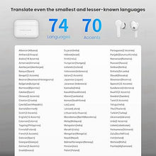 Load image into Gallery viewer, M6S Language Translator Earbuds Two Way Real-time with 144 Languages and Accents 8 Offline Language Translation Packs Lifetime Free Translation Earbuds with APP (Online &amp; Offline Translation)
