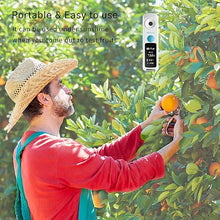 Load image into Gallery viewer, Digital Brix Refractometer and Concentration Meter, 0-55% Range, ±0.1% Precision, 0.05% Resolution,Waterproof,Rechargeable and Portable, Beer, Wine, Fruit and More
