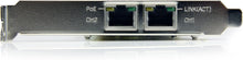 Load image into Gallery viewer, StarTech.com Dual Port PCI Express Gigabit Ethernet Network Card Adapter - 2 Port PCIe NIC 10/100/100 Server Adapter with PoE PSE , TAA (ST2000PEXPSE)
