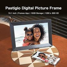 Load image into Gallery viewer, Digital Picture Frame, Frameo WiFi 10.1 Inch 1280*800IPS HD Touch Screen Digital Photo Frame, 16GB Memory, Auto-Rotate, Share Picture Video, Birthday Gifts for Women, Gifts for Mom, Dad, Wedding Gifts
