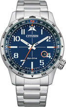 Load image into Gallery viewer, Citizen Men's Eco-Drive Weekender Avion, Silver-Tone Stainless Steel Bracelet Watch, 3 Hand, Date (Model: BM7550-52L)
