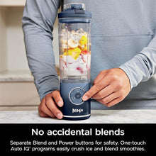 Load image into Gallery viewer, Ninja Blast Max, Portable Blender + Twist &amp; Go, Personal Blender, Ninja Blender, Smoothie, Blend, Ice Crush, 3 Programs, Cordless, 22 oz removable Vessel, Dishwasher Safe, Leakproof, Navy, BC251NV
