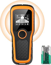 Load image into Gallery viewer, Stud Finder Wall Scanner, Advanced 5-in-1 Detector for Wood, Metal, Joists, Pipes, and AC Wires, Upgraded Intelligent Chip, High-Definition LCD Display, and Audible Alarm
