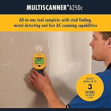 Load image into Gallery viewer, Zircon MultiScanner A250c All-In-One Stud Finder/Metal Detector/Live AC Wire Detection and Scanner
