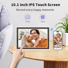 Load image into Gallery viewer, Digital Picture Frame Digital Photo Frame WiFi 10.1 Inch IPS Touch Screen, 16GB Storage, Auto Rotate,Share Photos and Videos via Uhale App from Anywhere
