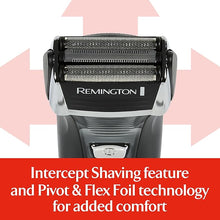 Load image into Gallery viewer, Remington F5 Power Series Foil Shaver, Electric Razor for Men, Cordless Rechargeable with Pop Up Trimmer, Pivot &amp; FlexFoil Technology, Lightweight Handheld Design, Black
