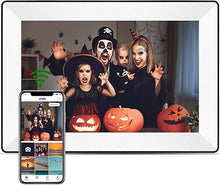 Load image into Gallery viewer, 10.1 Inch Digital Picture Frame WiFi Smart Digital Photo Frame 16GB Free Storage 1280 * 800 IPS HD Touch Screen Picture Frame Share Photos/Videos Instantly via Uhale App from Anywhere
