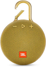 Load image into Gallery viewer, JBL Clip 3, Mustard Yellow - Waterproof, Durable &amp; Portable Bluetooth Speaker - Up to 10 Hours of Play - Includes Noise-Cancelling Speakerphone &amp; Wireless Streaming
