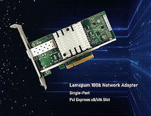 Load image into Gallery viewer, 10G PCIE x8/x16 Ethernet Network Adapter Compatible Intel X520-DA1 82599EN Chip,Single SFP+ Port LAN Card NIC Server Support Windows Server/Windows/Linux/Vmware ESXI
