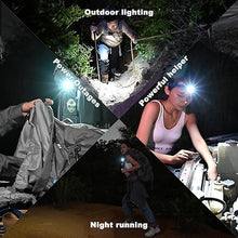 Load image into Gallery viewer, WUBEN H5 Headlamp Rechargeable, 400 Lumens LED Mini Flashlight with Magnetic, 360° Adjustable EDC Headlight with IP68 Waterproof &amp; 5 Modes for Camping, Running, Hiking, Fishing, Daily Carry
