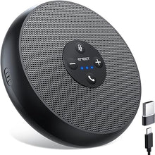 Load image into Gallery viewer, EMEET USB Speakerphone, M1A Zoom Certified AI Mics 360°Voice Pickup USB Type C-A Plug&amp;Play Computer Speakers with Microphone, Fast Mute Noise Reduction Echo Cancellation for 5-8 People for Zoom Teams
