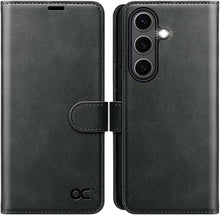 Load image into Gallery viewer, OCASE Compatible with Galaxy S25 Plus Wallet Case, PU Leather Flip Folio Case with Card Holders RFID Blocking Kickstand [Shockproof TPU Inner Shell] Protective Phone Cover 6.7 Inch 2025, Graphite
