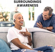 Load image into Gallery viewer, Avantree Pebble - Wireless Open-Ear Earbuds for Smart TV Watching &amp; Comfortable Surroundings Awareness with Soft Adjustable Earhooks, No in-Ear Pressure, Extra-Loud &amp; Clear Audio, &amp; Built-in Controls
