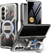 Load image into Gallery viewer, TONGATE 360° Spin Magnetic Stand for Z Fold 7 Case with Privacy Screen Protector, [Compatible with Magsafe] [Anti Spy] [360° Ring Holder] Full-Body Shockproof Case for Samsung Galaxy Z Fold 7, Tigray
