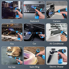 Load image into Gallery viewer, Electric Compressed Air Duster - Electric Air Duster for PC Air Blower for Cleaning Computer Rechargeable Mini Blower 150000 RPM Cordless Electric Duster Keyboard Vacuum
