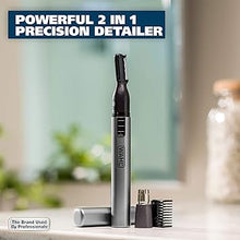 Load image into Gallery viewer, Wahl Micro Groomsman Battery Personal Trimmer for Hygienic Grooming with Rinseable, Interchangeable Heads for Eyebrows, Neckline, Nose, Ears, &amp; Other Detailing - 05640-600
