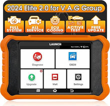 Load image into Gallery viewer, 2024 LAUNCH Creader Elite V2.0 OBD2 Scanner for VW Audi Skoda Seat, Full Systems Bi-Directional Scan Tool for VAG Vehicles, All Services Car Code Reader, ECU Coding, AUTO VIN, Fr-ee Update
