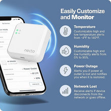 Load image into Gallery viewer, Necto RV Temperature &amp; Humidity Monitor - [4G LTE] No Monthly Fees and No WiFi Required - Power Outage Sensor, Instant Alerts, for Pet Safety &amp; Home
