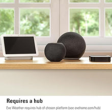 Load image into Gallery viewer, Eve Weather (Matter) – Smart Weather Station for Temperature, Humidity, Weather Trend, IPX4 Water Resistance, Display, Wireless, Google/Alexa/Siri Voice Access, Requires Thread Border Router
