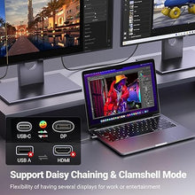 Load image into Gallery viewer, UGREEN USB C to DisplayPort 1.4 Cable 8K@60Hz 4K@240Hz Unidirectional Thunderbolt 4/3 to DisplayPort Cord USB C to DP 32.4Gbps Compatible iPhone 16, MacBook Pro/Air, iPad, Mac Mini, Galaxy, XPS, 3.3FT
