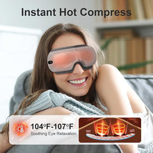 Load image into Gallery viewer, BOKOR Eye Massager with Heat and Compress, FSA/HSA Eligible Heated Eye Mask Massager for Migraine, Eye Care Device for Eye Strain, Improve Sleep Quality, Ideal Gift for Birthday
