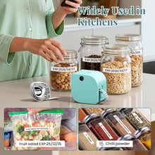 Load image into Gallery viewer, Phomemo Label Maker Machine with Tape, P12 Bluetooth Mini Label Makers Thermal Transfer Ribbon Printer Machine with Typewriters Templates for Home, School, Clothes, Gift Wrapping, Office, Green

