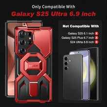 Load image into Gallery viewer, TONGATE Magnetic for Samsung Galaxy S25 Ultra Case with Ring Stand, [Compatible with MagSafe][Camera Protective Cover][Military-Grade Protection] Phone Case for S25 Ultra with Screen Protector, Red
