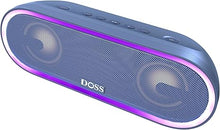 Load image into Gallery viewer, DOSS SoundBox Pro+ P300 Bluetooth Speaker with 40W Stereo Sound, Extra Bass, IPX6 Waterproof, TWS Pairing, Diverse Lights Show, 20H Playtime, Bluetooth 5.3 Speaker for Party, Camping, Beach - Blue
