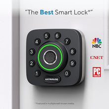 Load image into Gallery viewer, ULTRALOQ Smart Lock U-Bolt Pro, 7-in-1 Fingerprint Keyless Entry Door Lock with App Control, Anti-peep Keypad, Auto Unlock, Auto Lock, IP65 Waterproof
