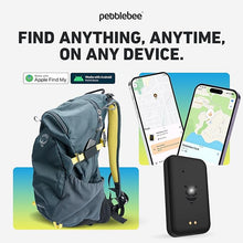 Load image into Gallery viewer, Pebblebee Tracker Universal Tag - Rechargeable Mini Item Tracker | Alternative to Air Tag &amp; Android Trackers | 8-Month Battery Life | Works with Both Android &amp; iOS Find My Apps | LED &amp; Sound Alerts
