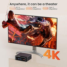 Load image into Gallery viewer, Beelink Mini PC SER5 Pro 5800H, AMD Ryzen 7 5800H(Up to 4.4GHz), 16GB DDR4 1TB M.2 PCIe3.0 SSD High-Performance Mini Computers, Support 4k Triple Display/ WiFi6/ BT5.2/ 1000Mbps LAN Home/Office
