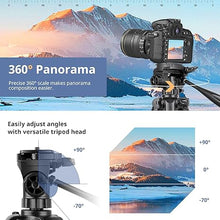 Load image into Gallery viewer, Sensyne 74&quot; Camera Tripod, Heavy Duty Tripod for Camera with Wireless Remote and Travel Bag, Compatible with DSLR Camera, Cellphone, Projector, Webcam, Ring Light, Spotting Scopes
