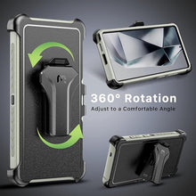 Load image into Gallery viewer, M MYBAT PRO Maverick Series for Samsung Galaxy S25 Ultra Case with Belt Clip Holster, 6.9 inch, Heavy Duty Military Grade Drop Protective Case w 360° Rotating Stand (No Screen Protector)
