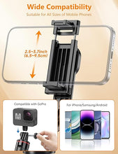 Load image into Gallery viewer, Selfie Stick Phone Tripod with Remote, 51" Aluminum Selfie Stick Tripod Stand for Cell Phone, 360° Rotation Portable Selfie Stick Tripod for iPhone 15/14 Pro Max/14 Pro/14/13 Pro Max/13 Pro, Android
