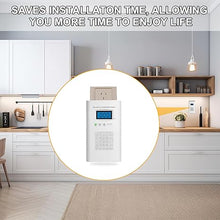 Load image into Gallery viewer, 2 Pack Combination Gas &amp; Carbon Monoxide Detectors - Plug in CO Alarm &amp; Natural Gas Detector with Digital Display, CO Detector &amp; Combustible Gas Detector for Home, Easy to Read
